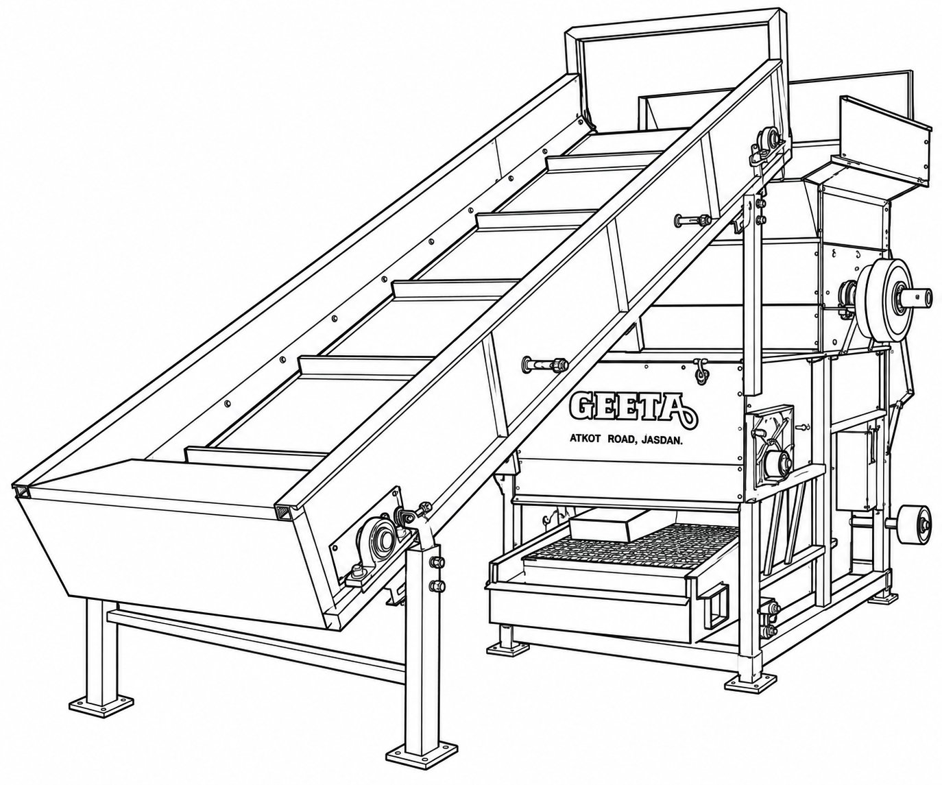 3′ Square Model (Belt Type Oil Engine) — photo 3